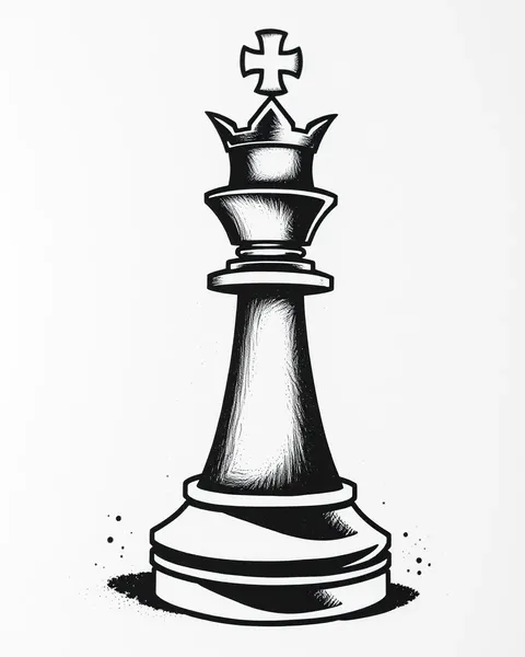 King Chess Piece Tattoo Customization Options