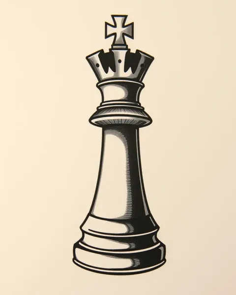 King Chess Piece Tattoo Meaningful Representation