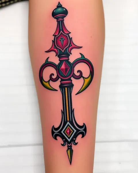 Kingdom Hearts Keyblade Tattoo Design Concept Explained