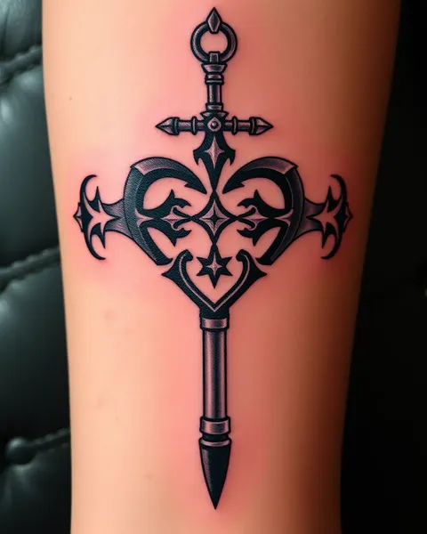 Kingdom Hearts Keyblade Tattoo Symbolism Discussed