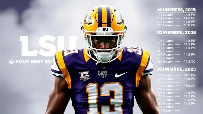 LSU's 2025 Football Schedule Features Top-Ranked Teams