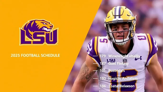 LSU's 2025 Football Schedule Offers Exciting Fan Experience