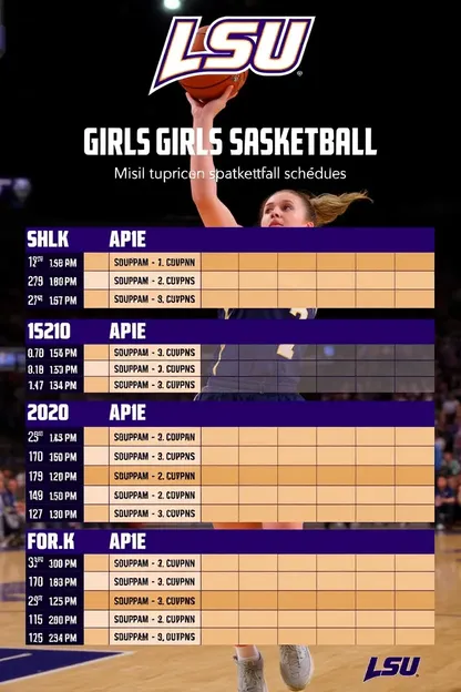 LSU Girls Basketball Schedule Offers Exciting Opportunities for Fans