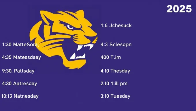 LSU Schedule 2025 Includes Postseason Tournaments