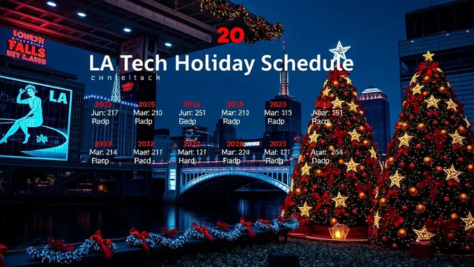 La Tech Holiday Schedule 2025 Schedule Released