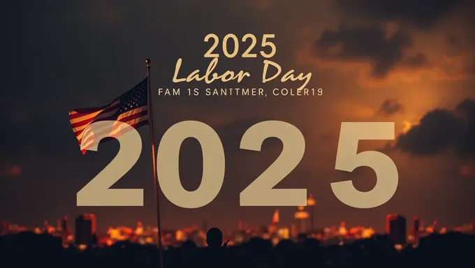 Labor Day 2025 Calendar Public Holiday