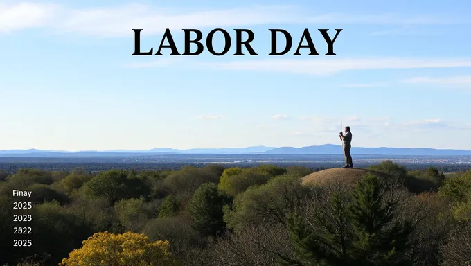 Labor Day 2025 Date Set in Calendar