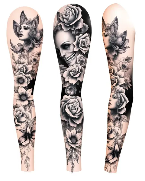 Ladies Tattoo Sleeve Designs for Personalized Expression