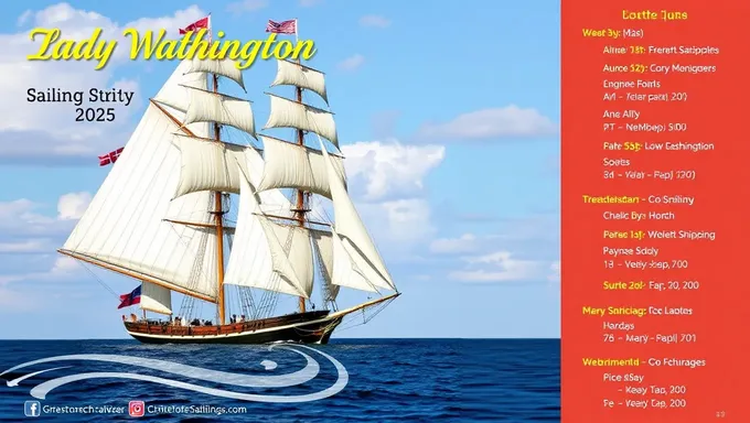 Lady Washington Sailing Schedule 2025 Book Now