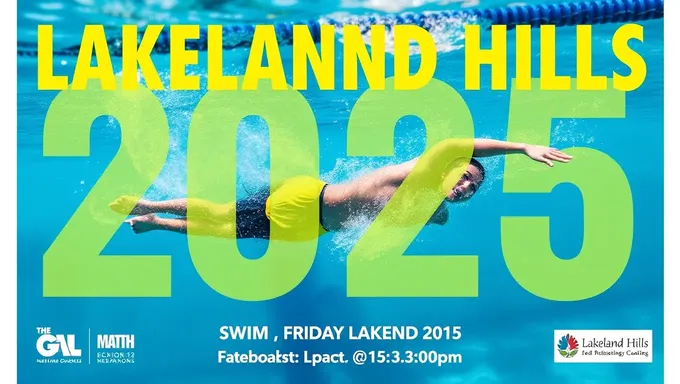 Lakeland Hills 2025 Swim Flyer Announcement Released