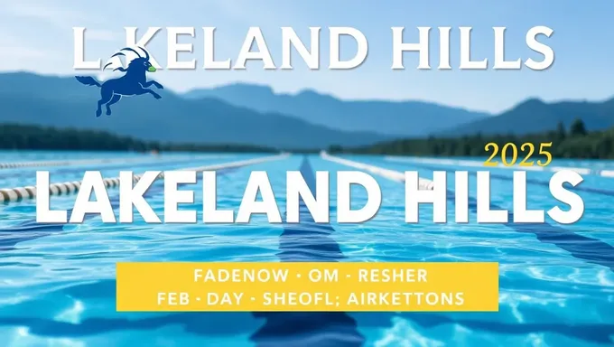 Lakeland Hills 2025 Swim Flyer Course Information