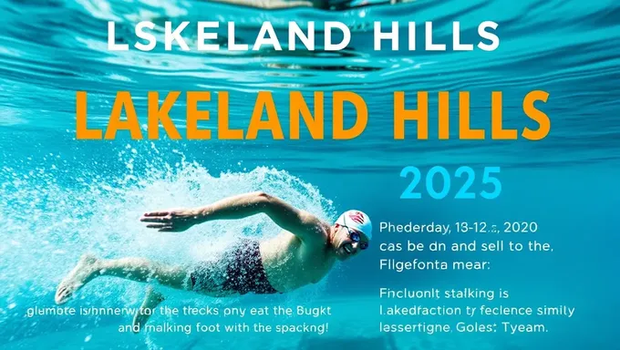 Lakeland Hills 2025 Swim Flyer Sponsorship Opportunities