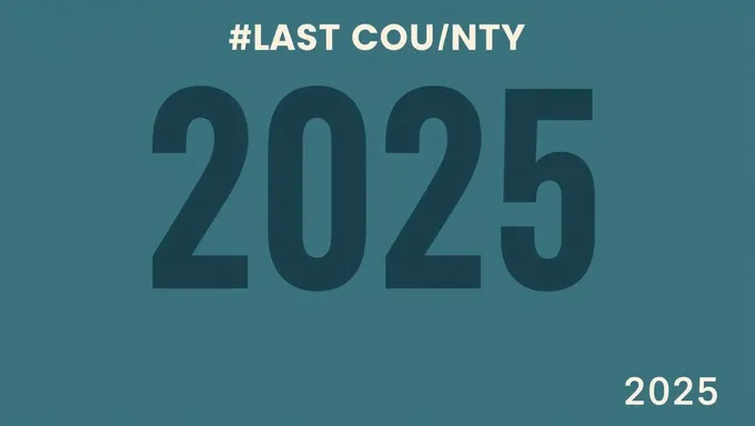 Last County 2025: Uncovering the Future