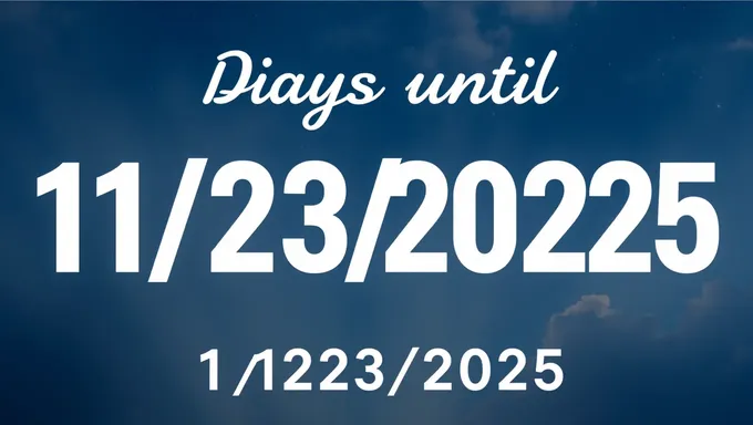 Last Days until November 23rd, 2025 Deadline