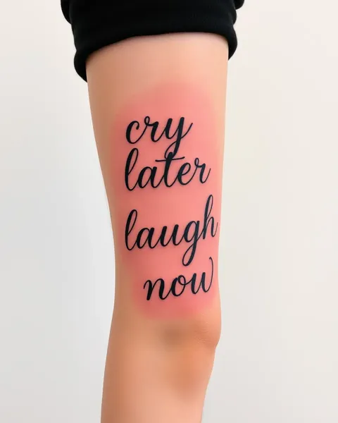 Laugh Now Cry Later Tattoo: A Symbol of Triumph