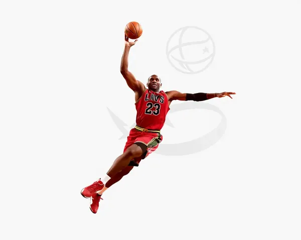 Lebron James' PNG Jumping Image Goes Viral