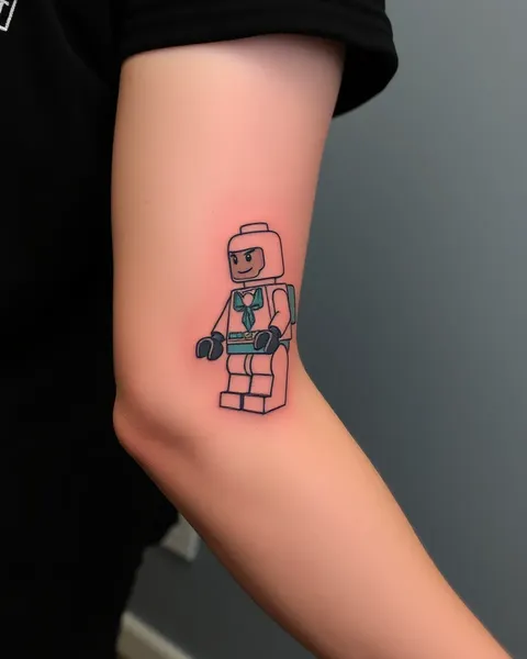 Lego Tattoo Designs for Kids and Adults Alike