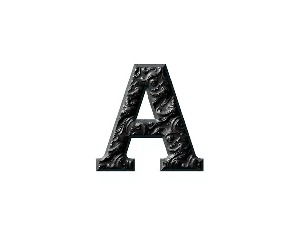 Letter A PNG Rendering Complete