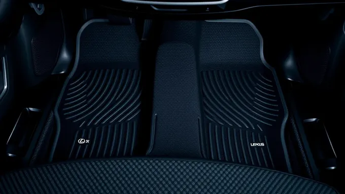 Lexus RX 350H 2025 Floor Mats Design