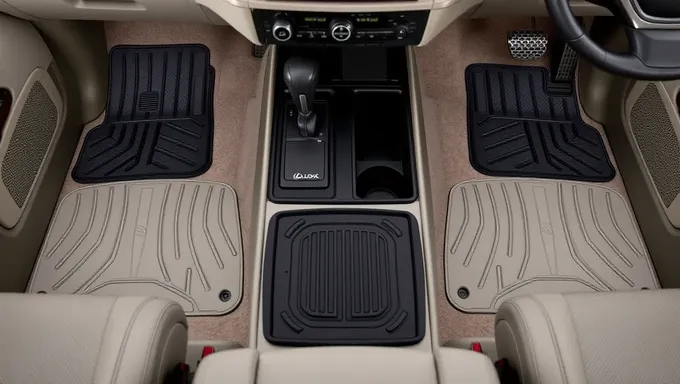 Lexus RX 350H 2025 Floor Mats Technology