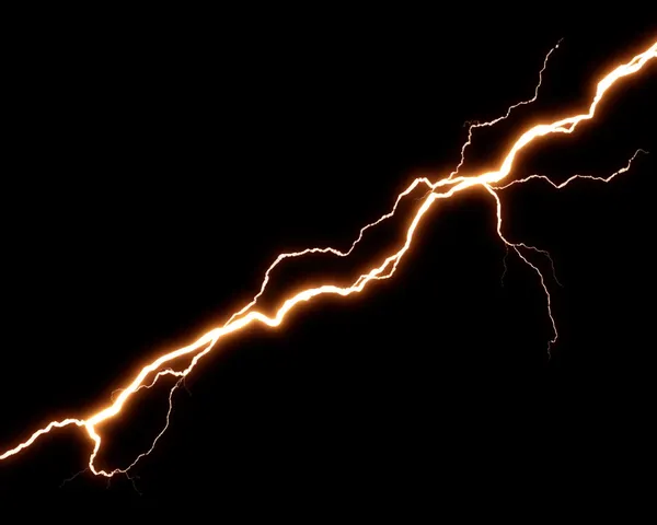 Light Bolt PNG Icon for Computer Graphics