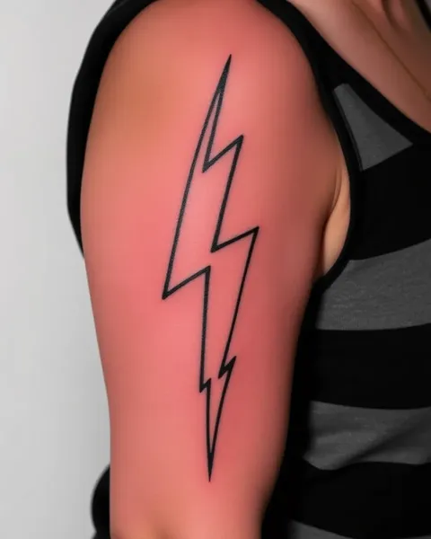 Lightning Bolt Tattoo Meaning: A Representation of Strength