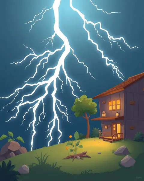 Lightning Cartoon Pictures: A Whimsical Whirlwind