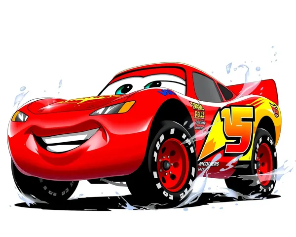 Lightning McQueen PNG Character PNG Format