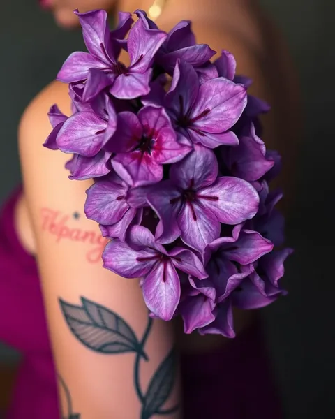 Lilacs Featured in Tattoo Art and Designs