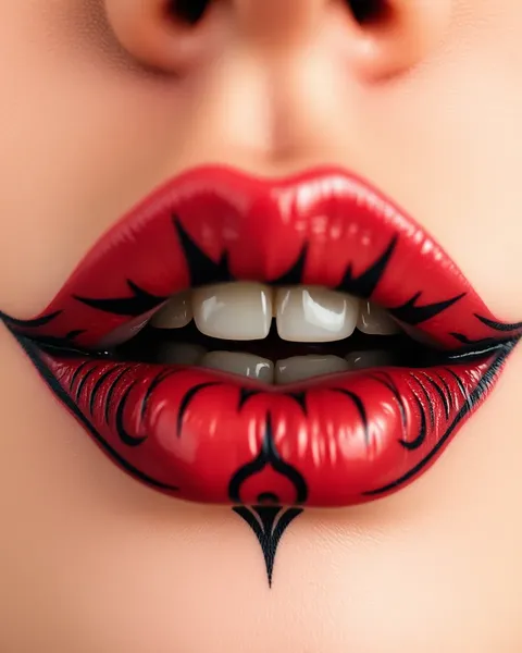 Lip Inner Tattoo Inspiration and Design Trends