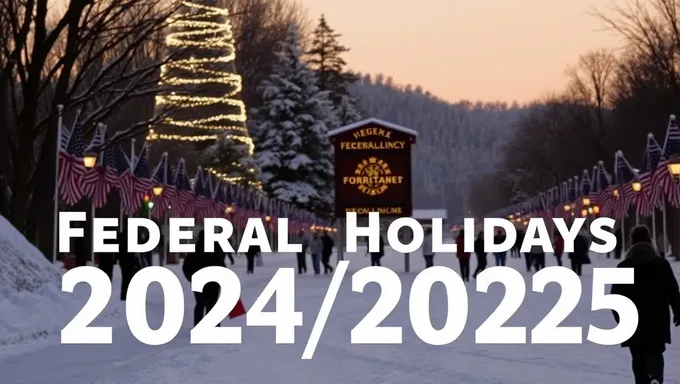 List of Federal Holidays 2024 and 2025