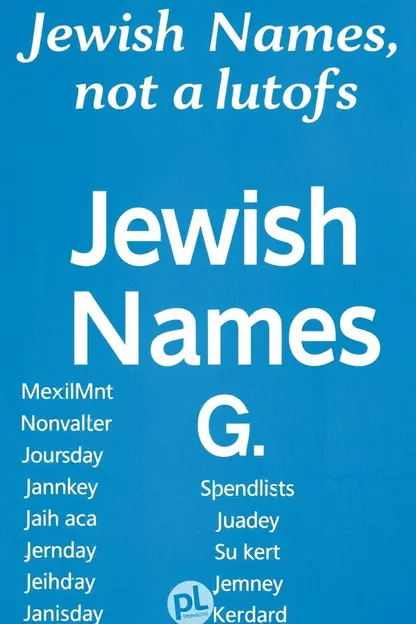 List of Jewish Names for Girls with Beautiful Meanings