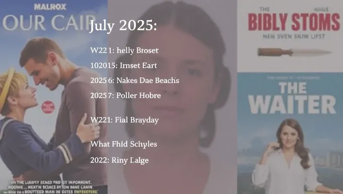 List of July 2025 Film Releases