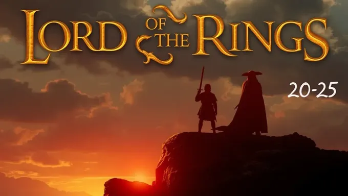 Lord of the Rings in Theaters Next Year 2025