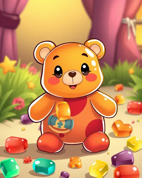 Lovely Cartoon Gummy Bear Image Gallery