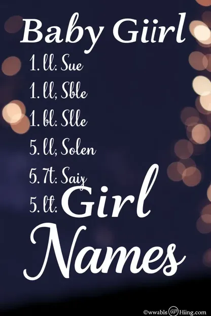 Lovely Elegant Baby Girl Names for Your Daughter