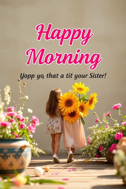 Lovely Morning Images for Good Sister