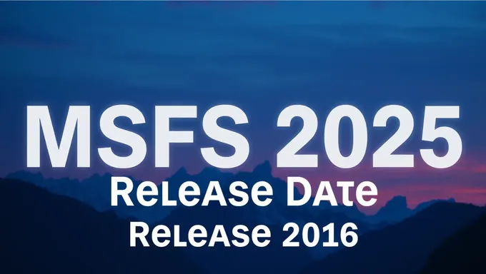 MSFS 2025 Release Date Confirmed for Next Year