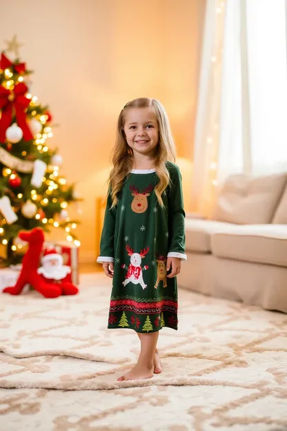 Magical Christmas Nightgown for Girls to Treasure