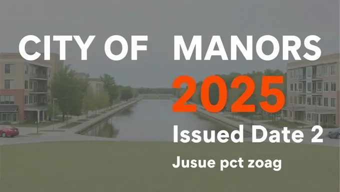 Manor City 2025 Permits Issued on Date