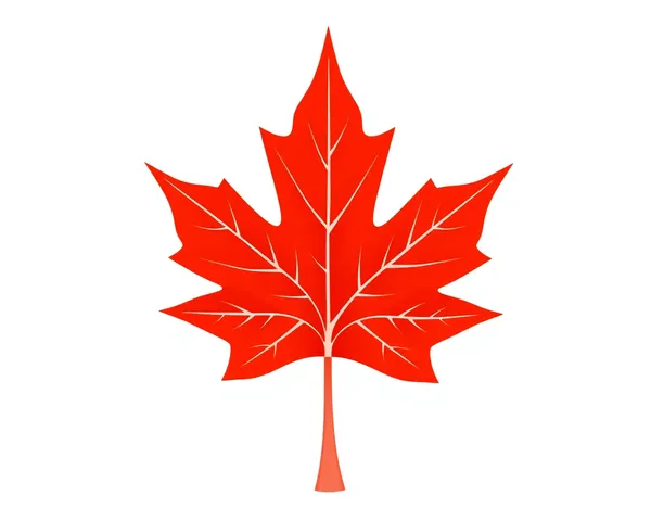 Maple Leaf PNG Emoji Image Representation