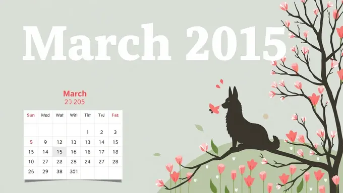 March 2025 Printable Calendar in Landscape Orientation