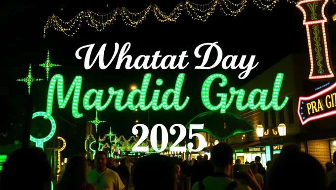 Mardi Gras 2025 Date and Schedule