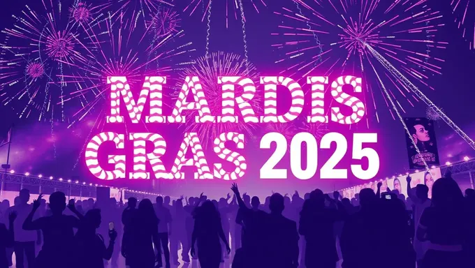 Mardis Gras 2025 Partygoers Wear Vibrant Costumes