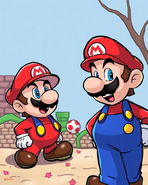 Mario Cartoon Images Bring Childhood Memories Back