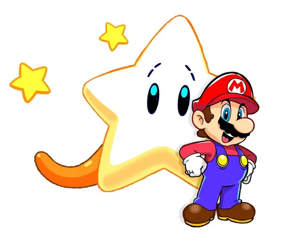 Mario Star PNG Icon Collection for Artists