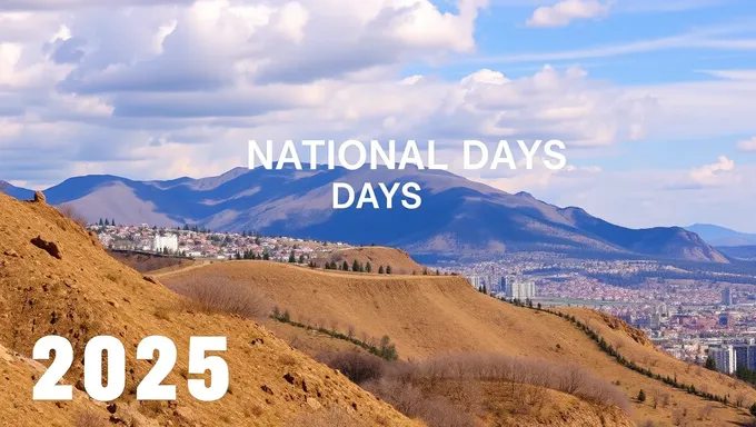 Mark Your Calendars for 2025 National Days