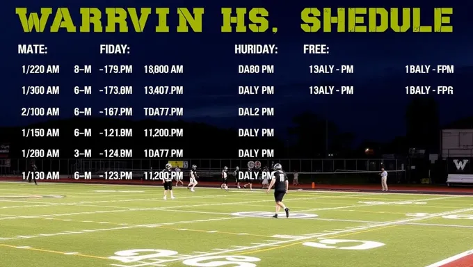 Martin Football Schedule 2025 Released for Westview High School