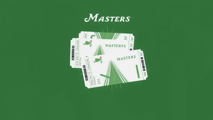 Masters 2025 Tickets Don't Miss Out Sale