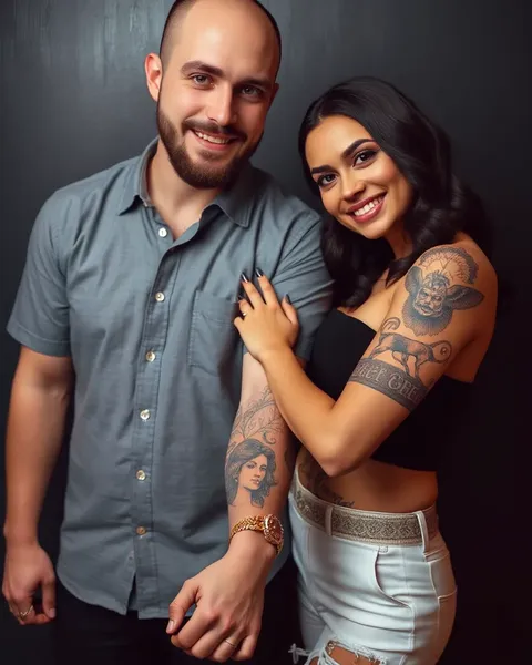 Matching Tattoos for Couples: His and Hers Symbols